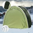 thumbnail image 2 of Bicycle Storage Shed Tent for 2-3 Bicycles PU4000 Silvery Plated Waterproof and Dustproof 210D Oxford Cloth Portable Folding Outdoor Bicycle Shelter Tote for Home Garden, 2 of 6