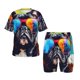 thumbnail image 1 of Balery Rainbow Bulldog Sunglasses Conjunto de Pijama Infantil de Manga Corta con Estampado – Ropa de Dormir de Algodón Suave-Medium, 1 of 6