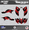 Red-shift, variant on Kalair GFX Graphics Kit for Honda ATV TRX 400EX (2008-2016) Factory Series