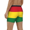 thumbnail image 2 of Men Reggae Flag Boxer Briefs Novelty Boxer Shorts Underwear No Fly, 2 of 7