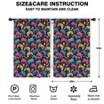 thumbnail image 2 of Blackout Kids Curtains,Multicolor Controllers Games Icons Black Pattern Childrens Insulated Curtains Set Of 2,Bedroom Essentials,Toddler Room Decor 42"x63", 2 of 5