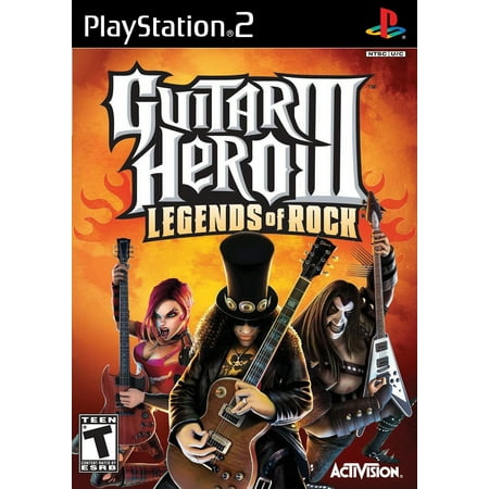 Guitar Hero III Legends of Rock - PS2 (Refurbished)