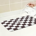 thumbnail image 3 of Diatomaceous Stone Dish Drying Mat, Checkered Quick Dry Dish Drying Mats for Kitchen Counter, Dishes, Cups, and Utensils Caramel 19.7*11.8 inch, 3 of 7