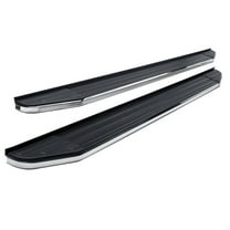 18C TRAVERSE/ENCLAVE STX100 RUNNING BOARDS BLACK/STAINLESS TRIM