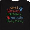 thumbnail image 4 of Inktastic Dance teacher Like Mommy Boys or Girls Long Sleeve Toddler T-Shirt, 4 of 5