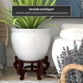 thumbnail image 3 of Red Lantern Large 20" White Porcelain Fishbowl Planter, 3 of 6