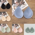 thumbnail image 3 of Women Bra Pads Water Drop Shape Removable Push Up Cups Inserts Bikini Enhancers, 3 of 8