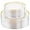 Clear Gold, variant on 100PCS Clear Plates with Gold Trim - Heavy Duty Clear and Gold Plastic Plate Disposable for Party/New Year Include 50PCS 10.25inch Dinner Plates - 50PCS 7.5inch Cake Plate