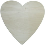 Baltic Birch Plaque-Heart 10""X10""