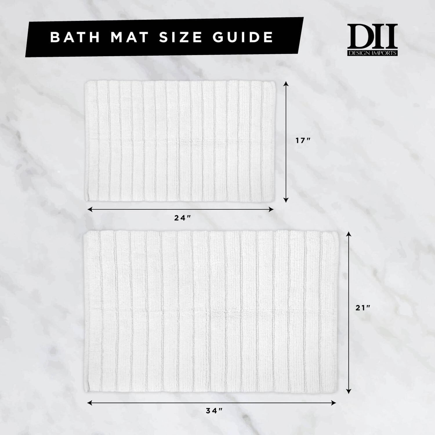 DII Chunky Popcorn Microfiber Bath Mat, Small, Polyester, Multiple Colors/Sizes