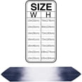thumbnail image 4 of Triangle Table Runners Long Indigo Blue Ombre Dresser Scarves Table Decoration for Wedding Party/Graduation Ceremony/Banquet Abstract Artwork Gradient, 4 of 6