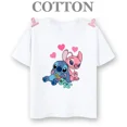 thumbnail image 3 of Camiseta de manga corta de algodón 100% para niños, camiseta informal de verano con dibujos animados de Anime de Disney de los años 90, regalo Kawaii para niños y niñas, 3 of 5