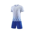 thumbnail image 4 of Fesfesfes Boys Kids Football Soccer Set,5-13Years Breathable Short Sleeve Top,Elastic Waist Athletic Shorts,Youth Sports Training Game Active Outfit, 4 of 6