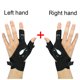 thumbnail image 4 of Wosthever Guantes sin dedos de pesca de algodón 3,7 V, portátil, ajustable, Flexible, funciona con pilas, doble LED, manopla deportiva para Type10 NO10, 4 of 6