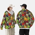 thumbnail image 4 of Cauagu Begetable for Sun Protection Hoodie for Men and Women, Long Sleeve Rash Guard Fishing Running Quick Dry Lightweigh-Large, 4 of 7