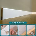 thumbnail image 4 of MesaSe 200PCS Double-Head Skirting Thread Seamless Nail Metal Skirting Line Without Marks Nail Rust-Proof No Trace Skirting Thread Screws Set with 2 Rods for Skirting Line, 4 of 7