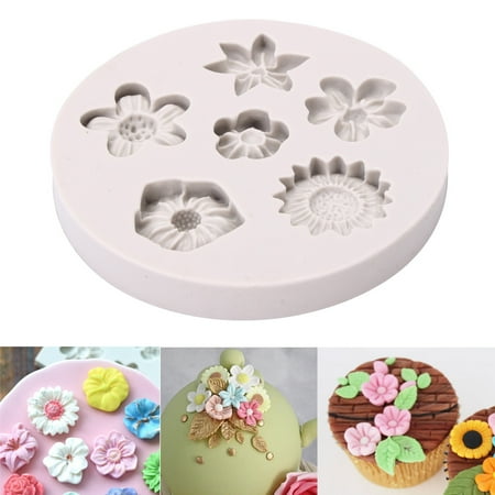 Flower Lace Silicone Fondant Mold Cake Border Sugar Icing Mould