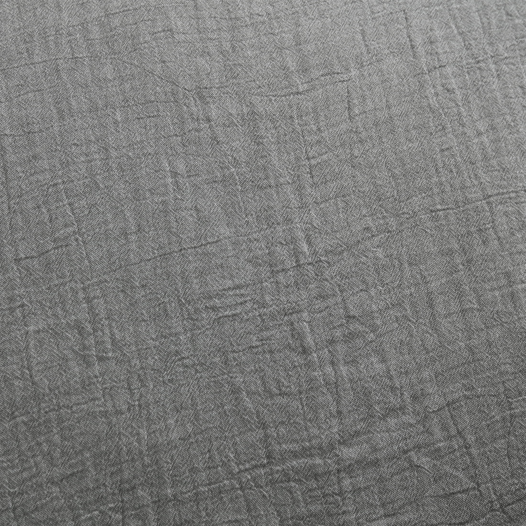Better Homes & Gardens 22" x 22" Grey Oversized Cotton Gauze Fringe Decorative Pillow