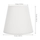 thumbnail image 2 of Pantalla de repuesto para lámpara de mesa decorativa, cubierta de tela, lámpara de pie artística, 2 of 7
