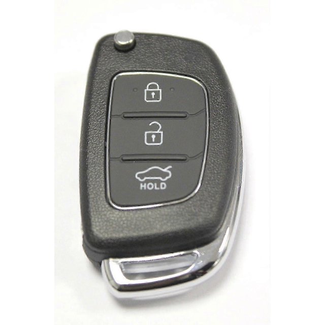 Rfc 3 Button Flip Key Case For Hyundai I10 I20 I40 Ix35 Santa Fe Remote Fob