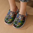 thumbnail image 7 of Kids The Legend of Zelda Slippers Anti-slip Fluffy Fuzzy House Slippers Warm Soft Plush Winter Fluffy House Shoes for Boys Girls, 7 of 7