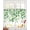 White, variant on Country Leaves Sheer Curtains 63 Inch Length 2 Panels Set for Living Room/Bedroom, Spring Green Leaf Branches Vine Botanical Kitchen Curtains Grommet Semi-Sheer Curtains Window Treatments 42"x63"x2