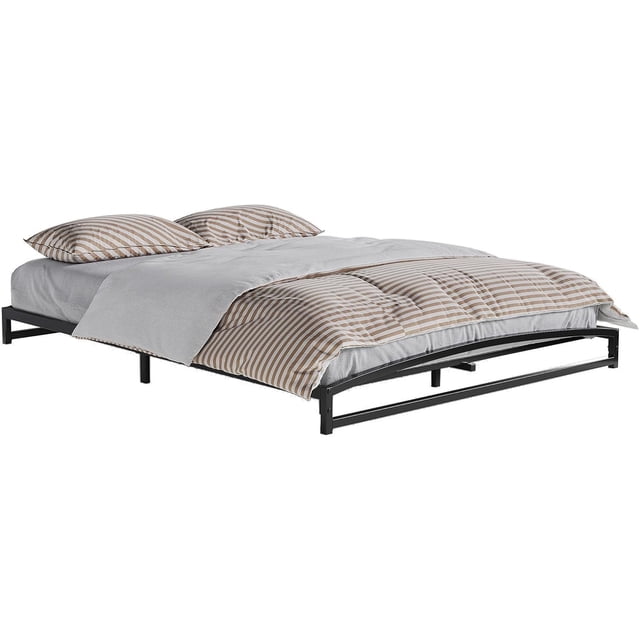 Ourlova Quick Assembly Twin Size Metal Bed Frame Under 30 Minutes with Tools Pre Sorted Hardware and Visual Instructions