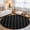 Black, variant on Black Checkered Round Living Room Rugs 6 ft, Modern Minimalist Geometric Grid Lines Plaid Washable Area Rug with Non-Slip Sturdy Edge Binding Round Carpet for Kitchen Office Bedroom