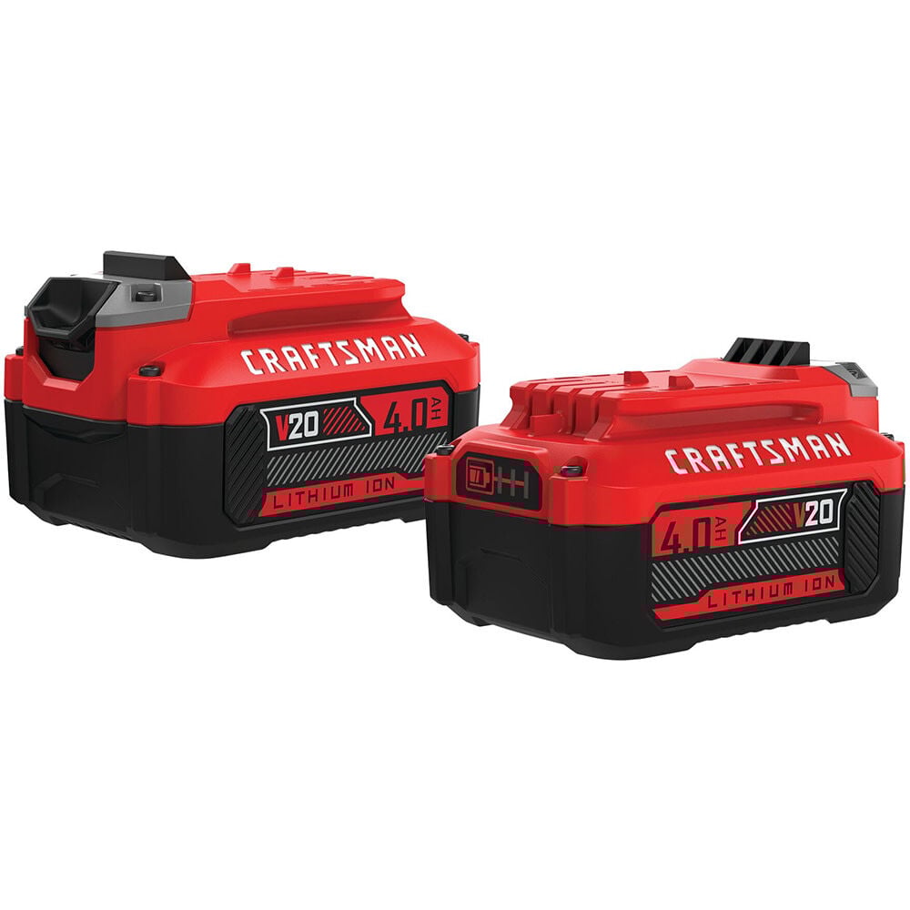 Craftsman CMCB204-2 V20 20V 4.0 Ah Lithium Ion Battery 2-Pack