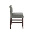 DHP Clark Upholstered Counter Height Bar Stool