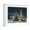 White Frame, variant on Art.com Greeting Card - White Church with Large Tree and People Surrounding Art Print, 16" x 12"