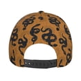 thumbnail image 4 of Picia Snake pattern Trucker Low Profile Hat Men Women Baseball Cap Dad Hat Adjustable Unconstructed Plain Cap, 4 of 9