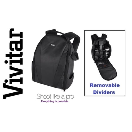 Deluxe Vivitar Backpack Case Camera Bag For Canon SX730 SX620