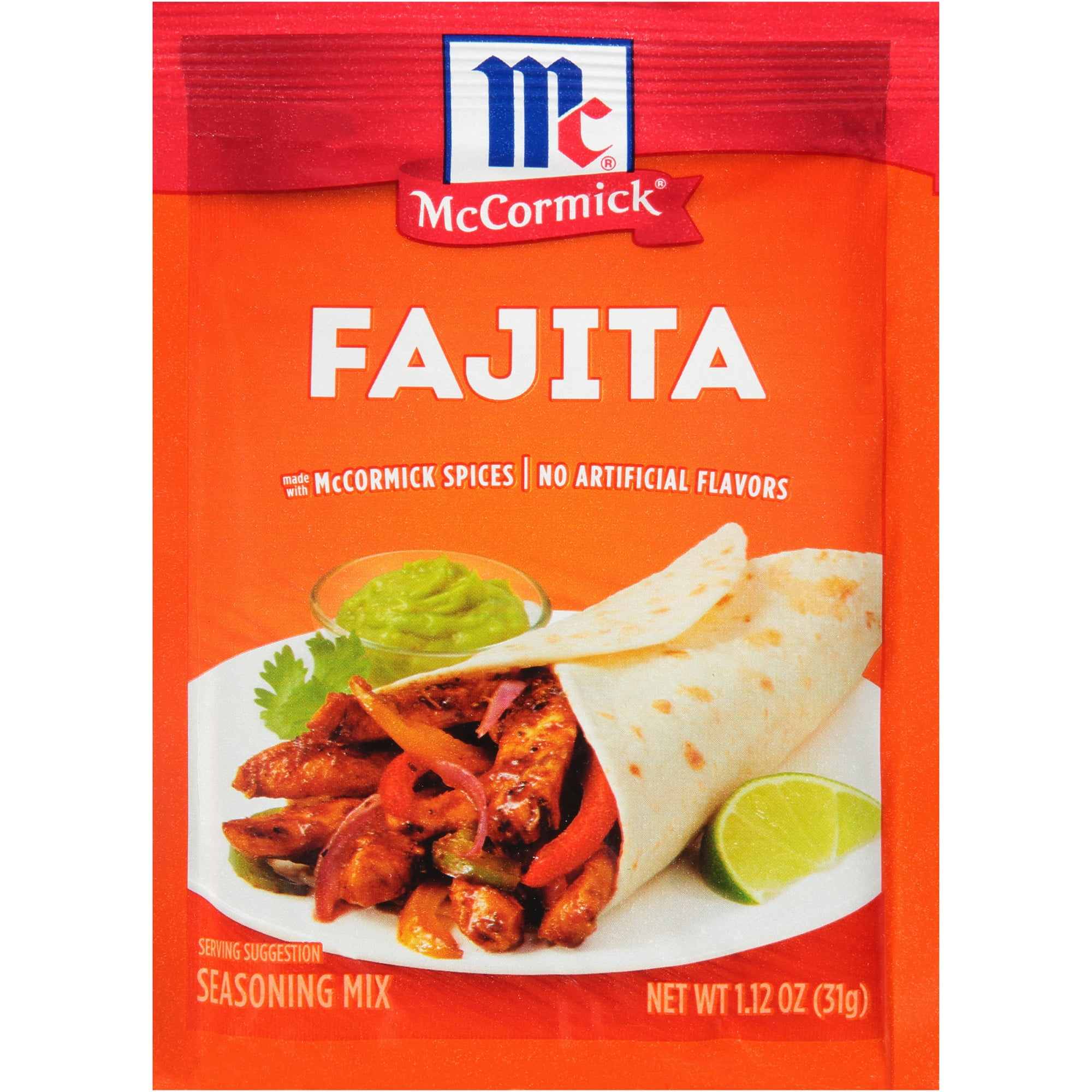 McCormick Fajita Seasoning Mix, 1.12 oz