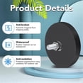 thumbnail image 3 of Rubber Coated Magnets,Neodymium Magnet Base,Strong Magnets Hold 12PCS, 3 of 5