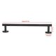 thumbnail image 2 of Stainless Steel Towel Bar Wall Mounted Single Towel Rack Hanger Bathroom Accessory, 2 of 4