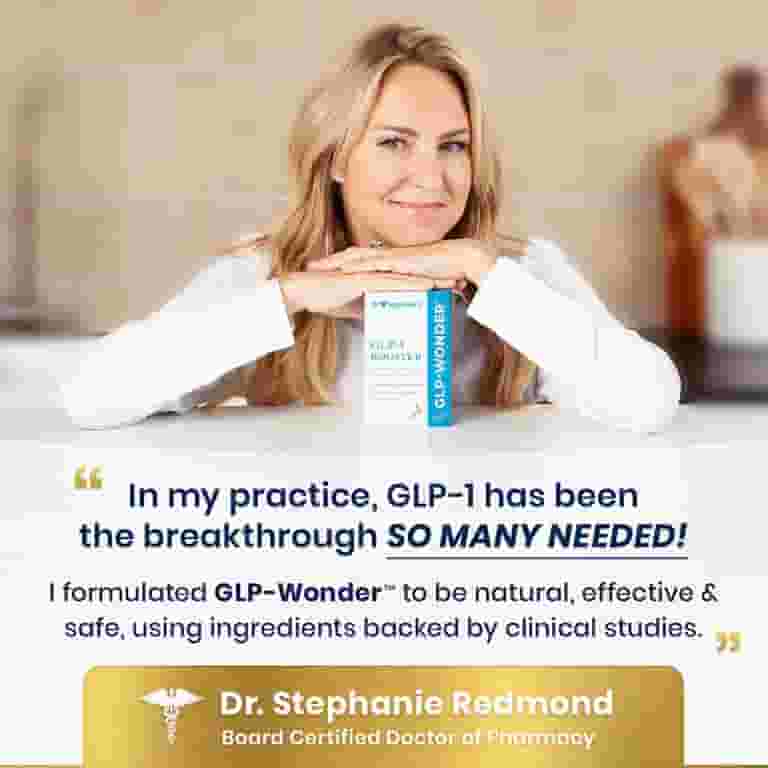 glp 1 booster dr stephanie Dr. Stephanie's GLP-Wonder Natural Weight Support Supplement 30 Capsules