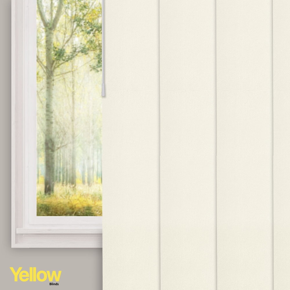 Adjustable Cordless Blackout Panel Track Blinds, Melrose Ivory - 46"-86"W X 0"-96"H
