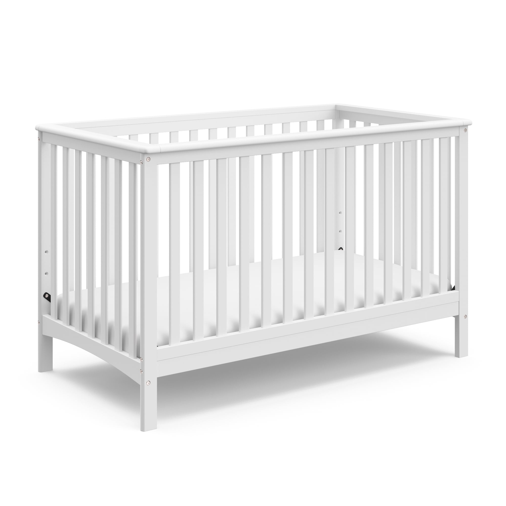 Storkcraft Hillcrest 4-in-1 Convertible Baby Crib, White