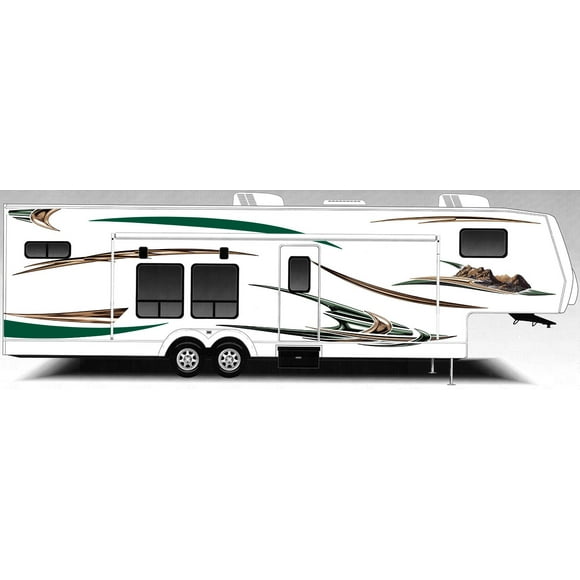 RV, Trailer, Camper, Motorhome Large Vinyl Decals/Graphics Kit K-0006-4