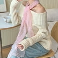 thumbnail image 4 of lanema Popular Spring Lace Scarf Long Neckwrap Embroidery Shawl For Female Various Outfit Waist Accessories For Formal Occasion, 4 of 19