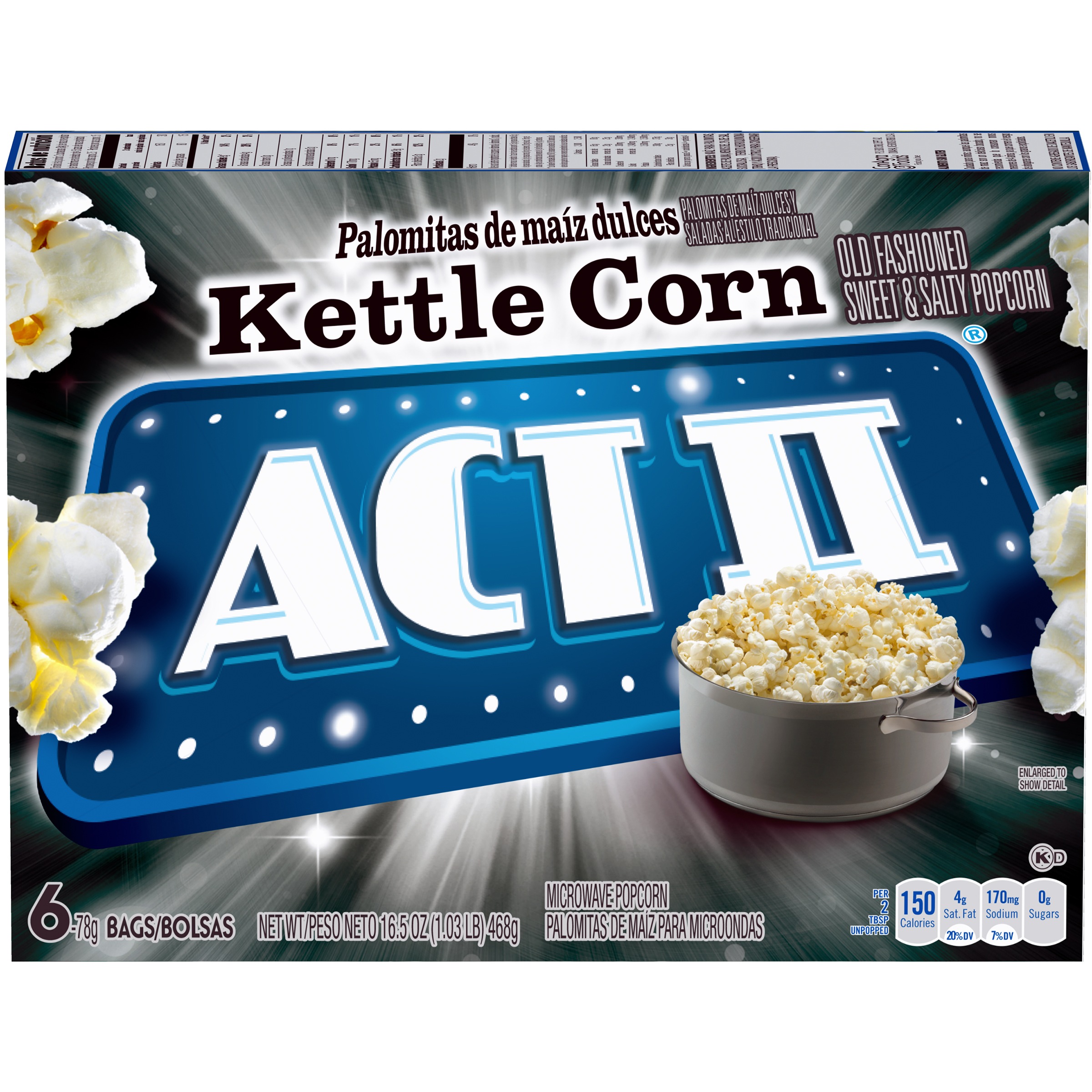 kettle corn popcorn mini bolsas