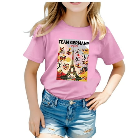 

Unisex Kids Print Tee Boy Girl Funny T Shirts Short Sleeve Round Neck Top for 3 13Y Pack Tee Toddler Thermal Shirt Neon T Shirts Boys Thick Top Boys Boy Thermal Shirt Boys Long Sleeve Size 5 Boys
