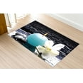 thumbnail image 2 of Massage Stones and Candle Rug, Cute Rug, Cool Rug, Modern Rugs Personalized Rug, Colorful Rugs, Spa Rugs, Modern Rugs, Decorative Rug, 2.6'x6.5' - 80x200 cm, 2 of 5