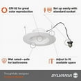 SYLVANIA LED Bulb RT 5"/6" Recessed Downlight Kit, 65W Equivalent