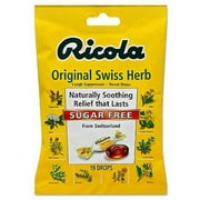 Ricola Sugar Free Original Swiss Herb Cough Drops, 19 Count