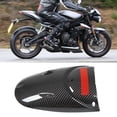 thumbnail image 1 of Extensor de Barro de la Rueda Delantera, Patrón de Fibra de Carbono de Superficie Lisa de la Motocicleta de la Motocicleta Extensión del Guardabarros delantero de Apariencia para, 1 of 7