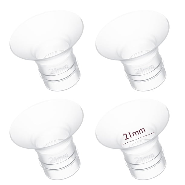 Momcozy Inserto De Brida 21mm Compatible Con Brida 24mm De La Mayoría Extractor Leche, 4 Piezas 21mm