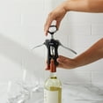 thumbnail image 4 of Houdini Wing Corkscrew in Stainless Steel and Black, 4 of 7