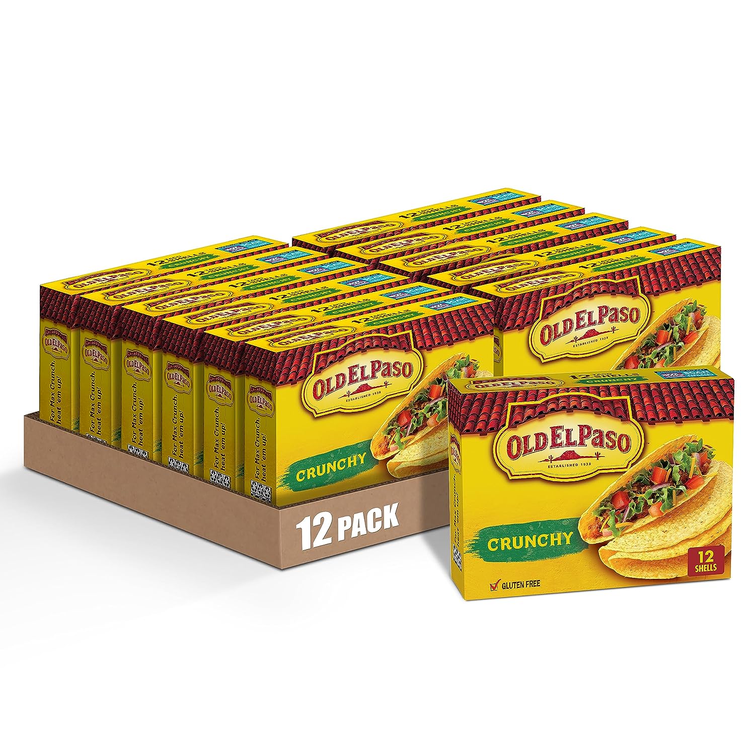 Crunchy Taco Shells, GlutenFree, 12 Ct., 4.6 Oz. (Pack Of 12